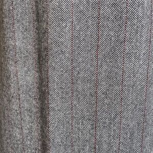 Garnet Hill Fine Houndstooth Wool Wide Leg Pant